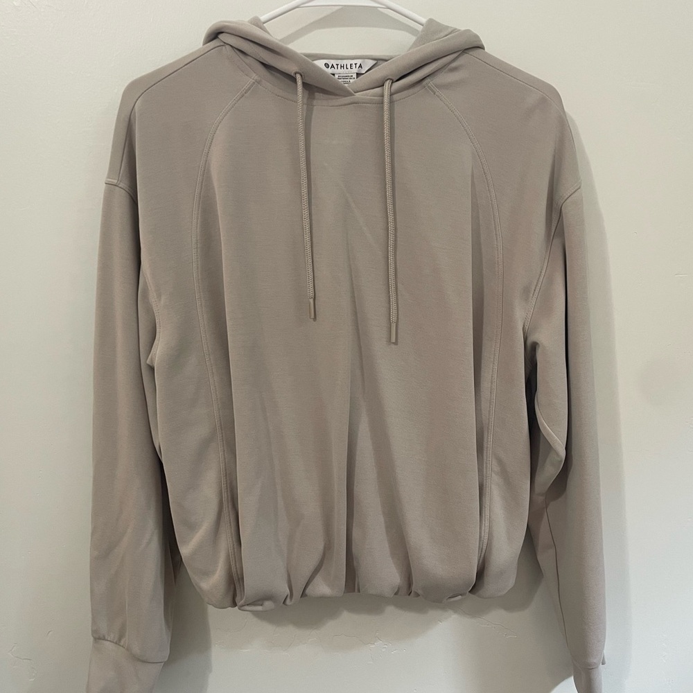 Athleta Seasoft Bubble Hem Hoodie